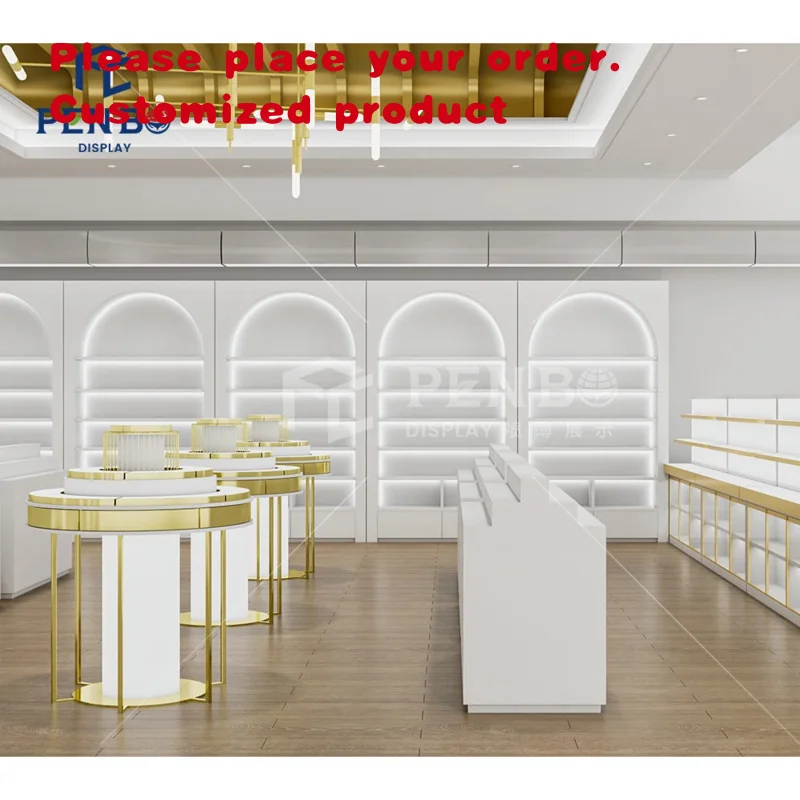 custom.Perfume Store Full Solution Design Including Custom Display Cabinets Counters and Complete Interior Fit Out