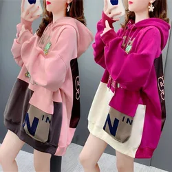 Thin Pocket Hoodies for Women, Y2k Sweatshirts, Loose Clothes, Korean Version, Lazy Style, Streetwear, Leisure Coat, Spring and