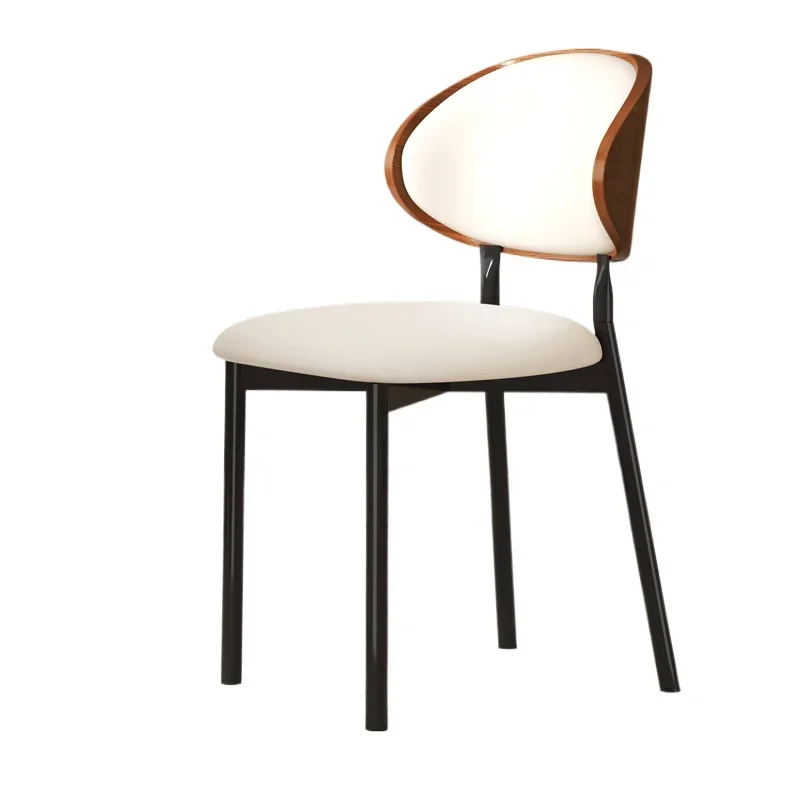 Dining chair household light luxury minimalist small apartment light luxury restaurant chair negotiation desk chair Internet cel
