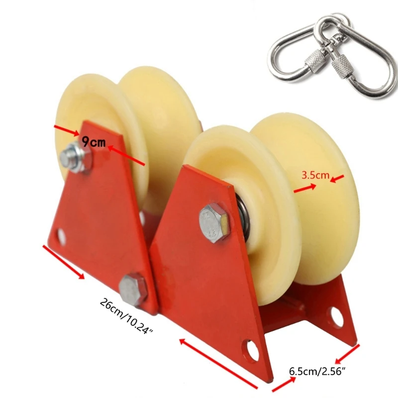 Rope Retract Protect Pulley Labor-saving Rope Anti-wear Wheel Cable Pulley Sling