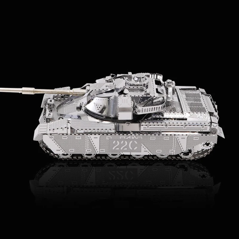 3D 금속 모델 탱크 추장, 탱크 애호가 컬렉션 퍼즐, DIY 3D 모델 탱크, 금속 모델 교육 완구, mk50