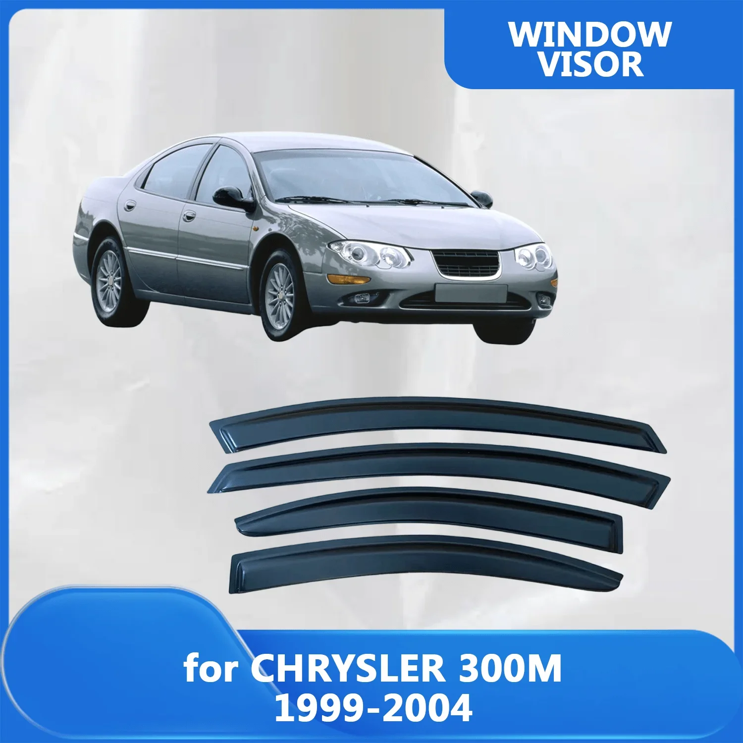 

Window Visor for CHRYSLER 300M 1999 2000 2001 2002 2003 2004 Wind Deflectors Rain Guards Door Visor Vent Shades Ventvisor Rain