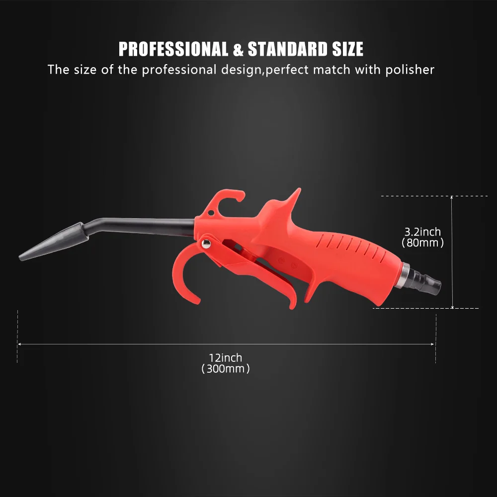 SPTA Plastic Steel High Pressure Dust Blow Gun Air Gun Air Blow Gun Air Jet Gun Engine Cleaning Tool For Car