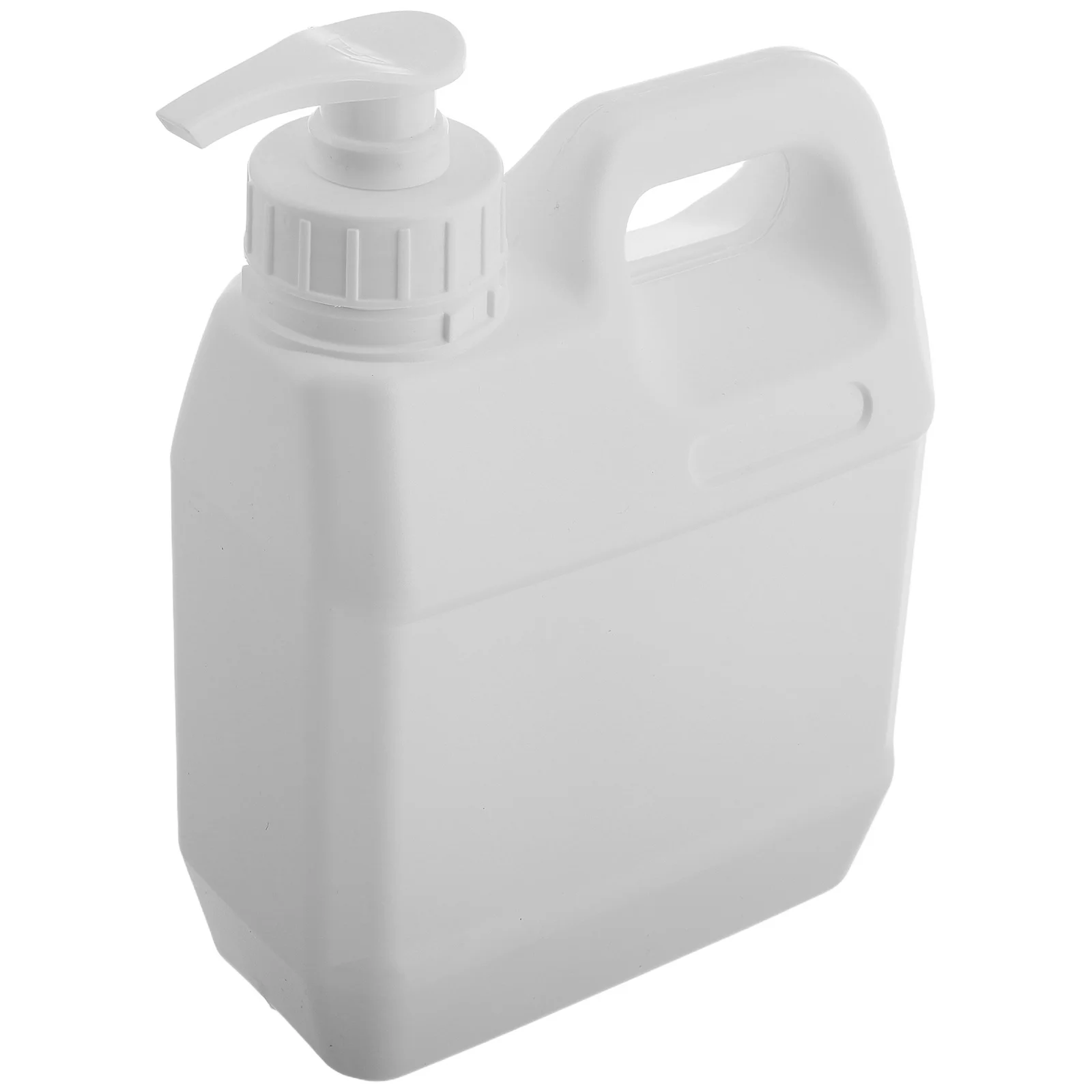 

Large Capacity Plastic Pump Dispenser Jug Heavy-Duty Refillable Shampoo Shower Gel Bottle for Bathroom Travel Gym Storage and