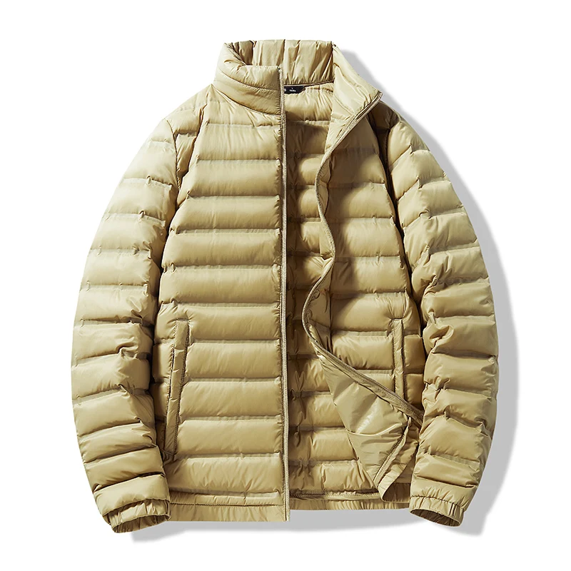 جديد الخريف والشتاء زوجين 90 بطة بيضاء أسفل أسفل سترة، الوقوف طوق، عارضة تنوعا، رقيقة جدا ودافئة سترة