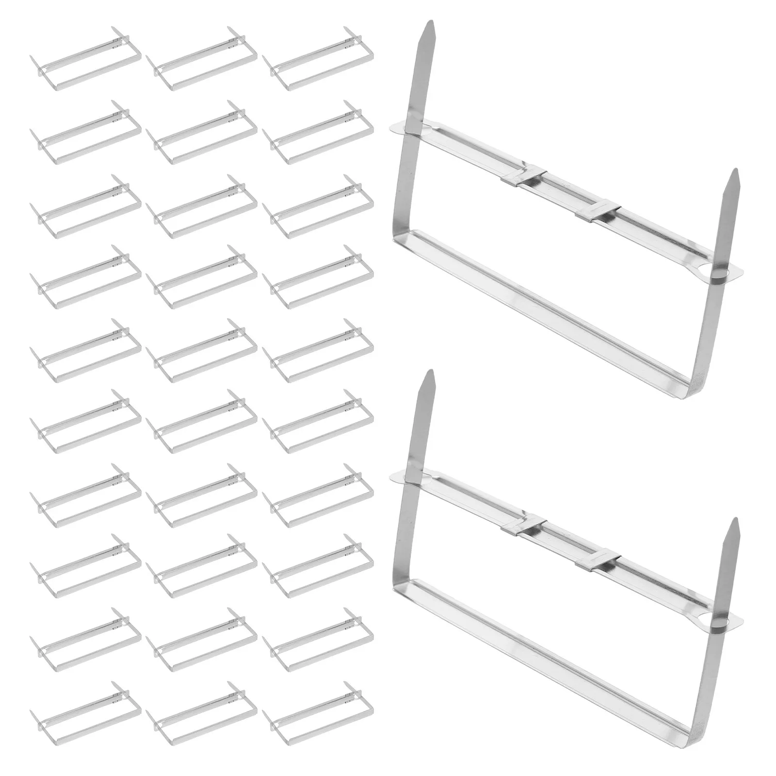 

Double Hole File Binding Clip Robust Metal Paper Clip for Reports Documents Folders Office School Stationery Supply