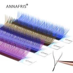 ANNAFRIS C/D Curl YY Lashes Color Natural Y Shape Individual Eyelash Extensions