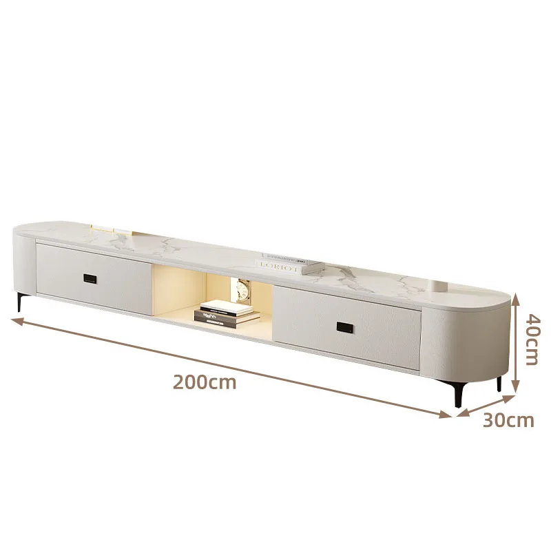 Trendy Italian Tv Stand European Modern Aesthetic Luxury Mueble Tv Nordic Vintage Storage Muebles Living Room Furniture