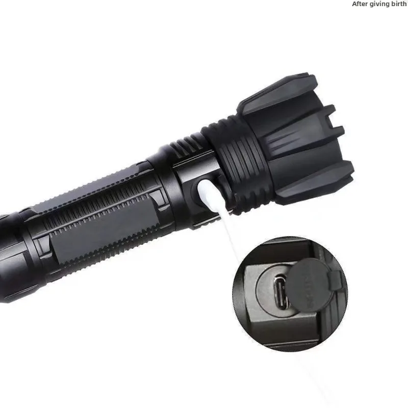 P70 Zoom Tactical Flashlight: Outdoor High-Power, Rechargeable, Large Capacity, Long-Lasting, Emergency & Home Lighting