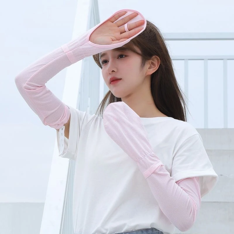 Ice Anti-sunburn Sleeve Summer Uv Solar Arm Sleeves Women's Driving Sun Protection Long Sleeve Anti-UV Cycling Sleeves