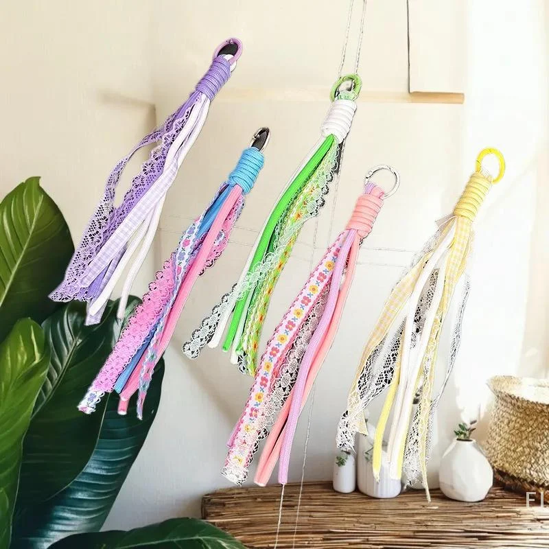 [YU] Kreative Spitze Quaste Schlüsselbund Ornament Diy Tasche Telefon Dekoration Schmuck Erkenntnisse Zubehör Dekoration Handwerk