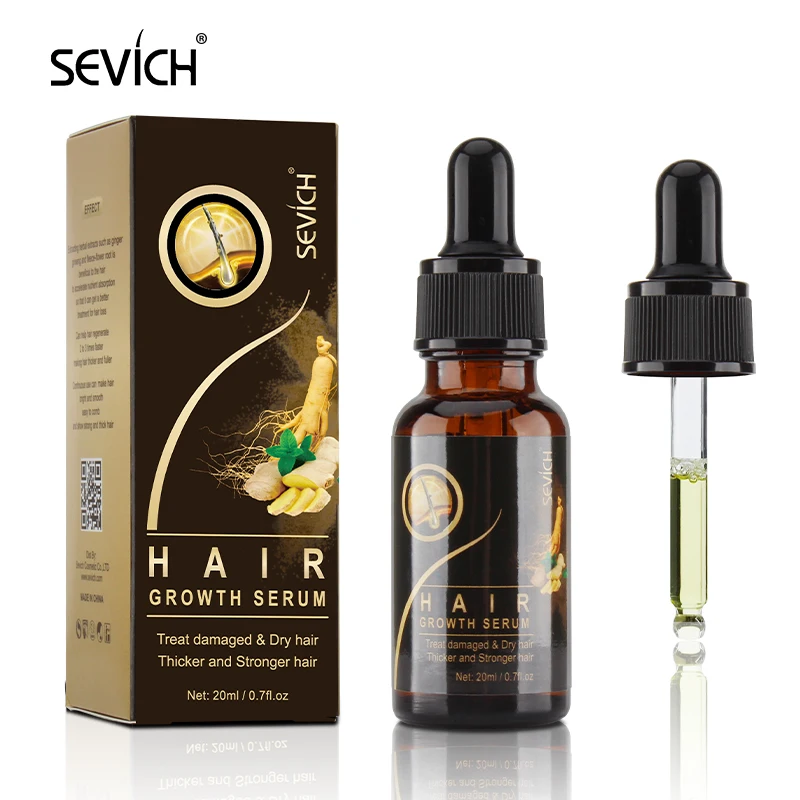 Ginger Hair Growth Oil Natural Essentail Anti-Hair Loss Treatment Hair Hydrating Growth Nutrient Solution Care Products