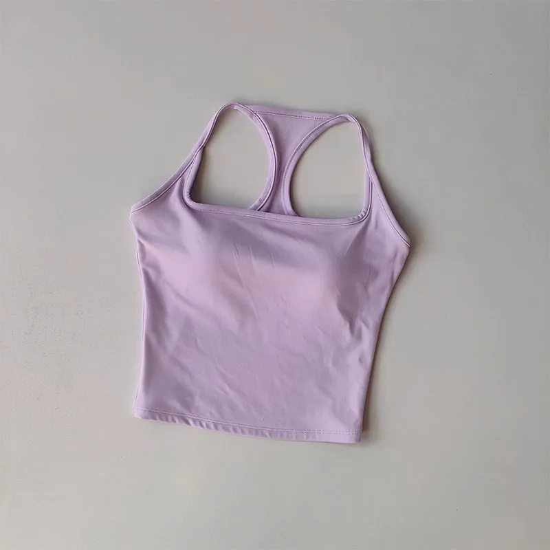Women's Cross-Back Yoga Sports Vest One-Piece Cup Versatile Training Fitness Bra Colorful Fitness Clothing for Active Women image 5