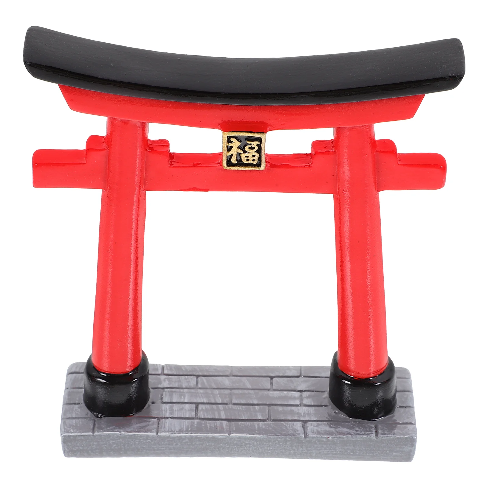 Shrine Torii Gate Air Ornament Outdoor Decor Aquarium Decors Zen Style Craft Accessories