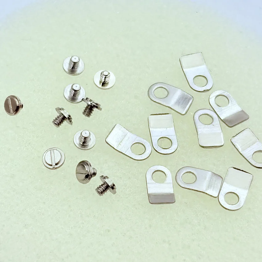 Watch Accessories Fixing Plate Machine Screws (10 Sets) for Models 2836 2824 2834 2846 Fixing Machine Screws and Fixing Pieces