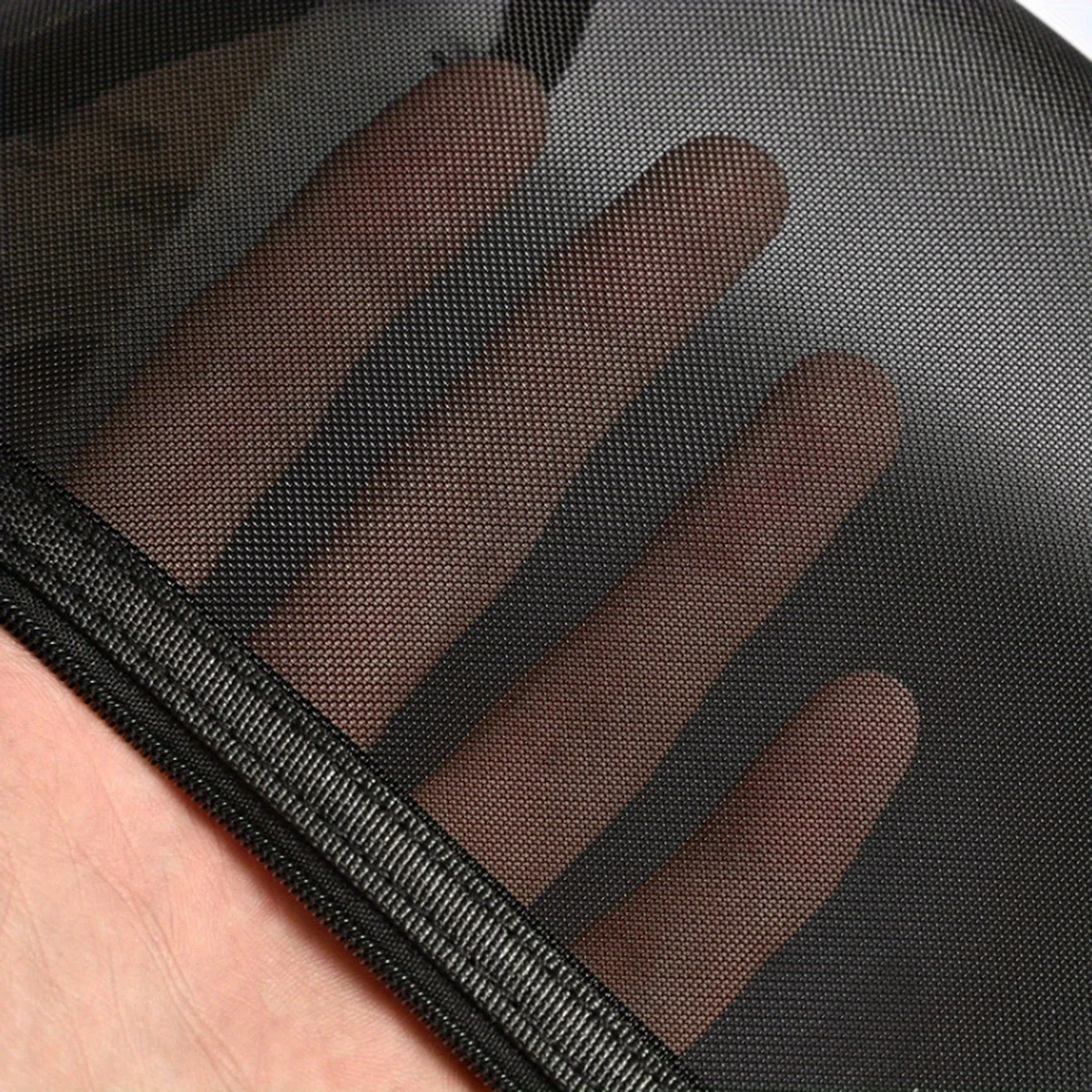 1 قطعة السفر شبكة سوداء حقيبة مستحضرات التجميل سستة حقيبة مستحضرات تجميل للنساء غسل حقيبة أدوات الزينة ماكياج المنظم المحمولة كيس التخزين