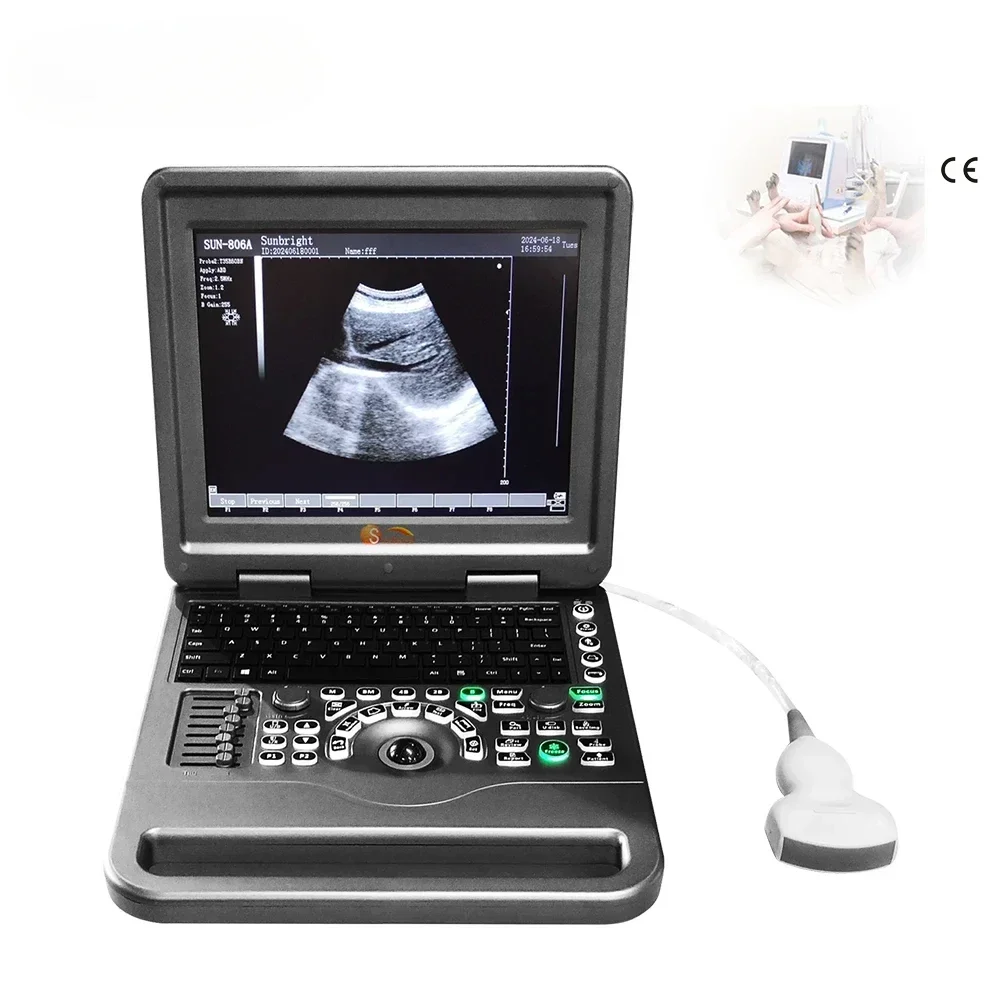 Professional Ultrasound Vet Body Mark Laptop Animals Ultrasound