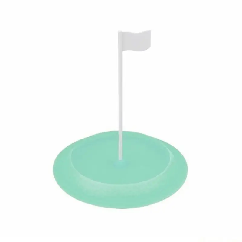 

31BE Golf Practice Hole Putting Cup Training Aids Golf Putting Hole Cup with Flags