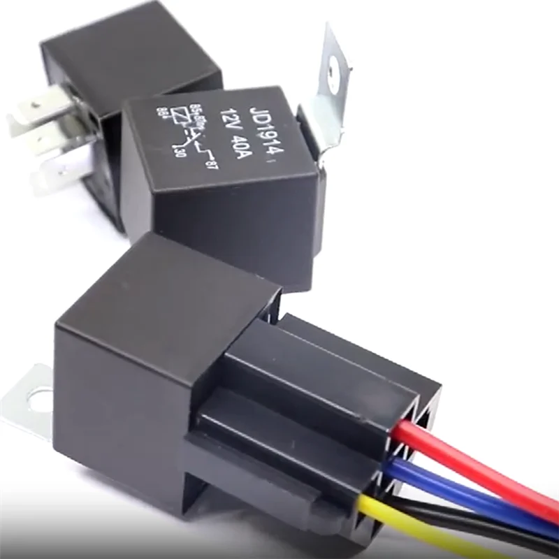 

Waterproof Automotive Relay 12V 5Pin 40A Car Relay with Socket - 5-Pin 12V Relay for Automotive Use
