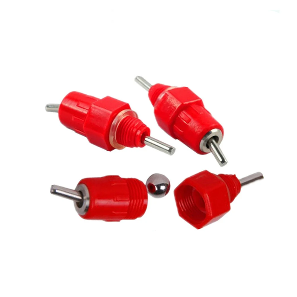 

50Pcs Chicken Water Feeder Automatic Screw Style Poultry Drinker Livestock Tool Water Nipple for Ducks Breeders