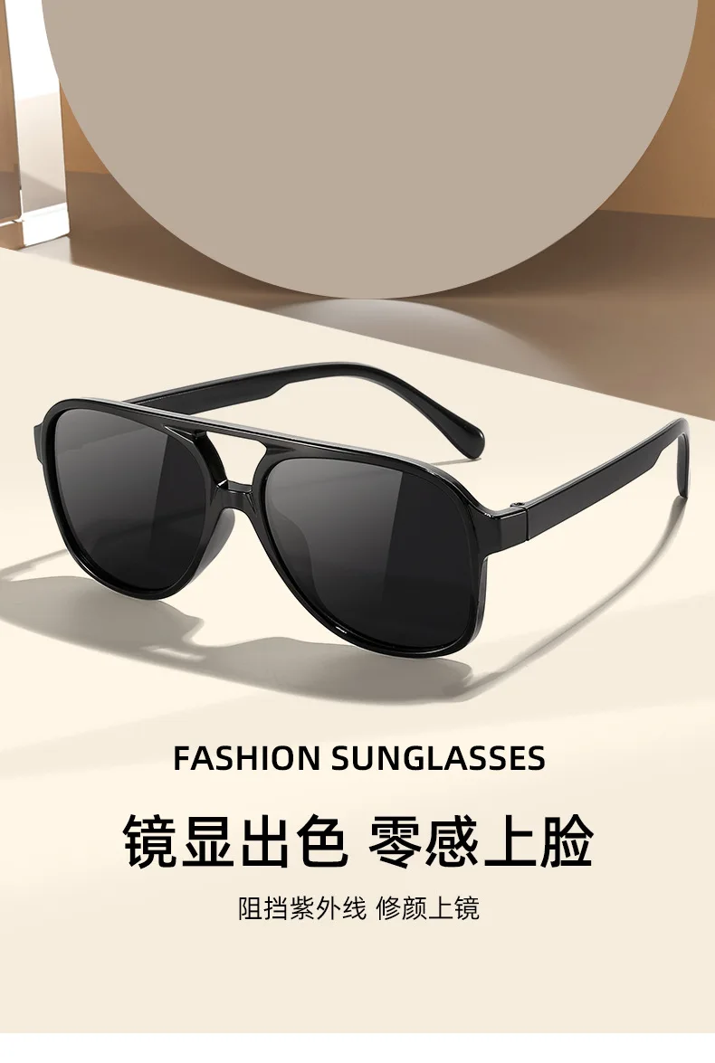 Neue PC-Rahmen runde Sonnenbrille Frauen Männer Vintage Marke quadratische Sonnenbrille für männliche Sonnenbrillen weibliche Brillen Anti-Blend-Sonnenbrille – Detail 1