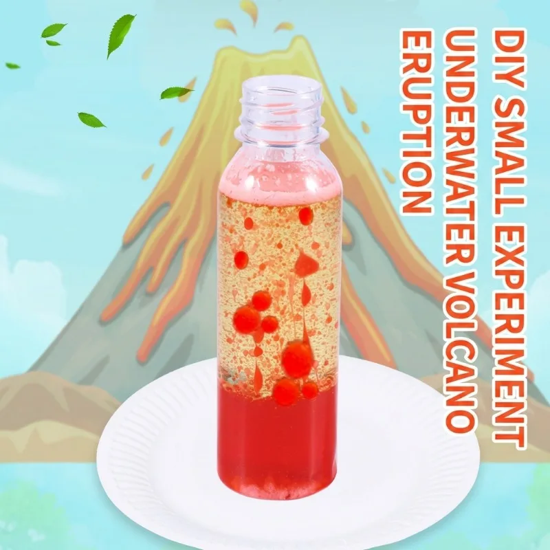Kit de Experimento Científico DIY de Eruptão de Vulcão Subaquático em 3D STEM, Pacote de Materiais para Crianças, Brinquedo Educacional STEM
