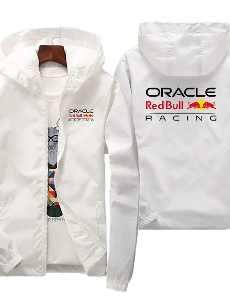 AliExpress Red Bull New trendy brand sports jacket, casual and comfortable fabric, fashionable, lightweight and cool outdoor zipper cycling suit