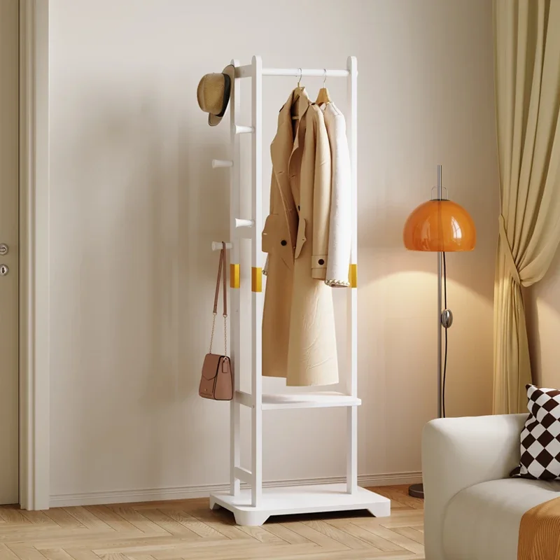 Solid Wood Coat Rack for Bedroom Reliable Performance High Quality Stable Structure Easy Installation Modern Design