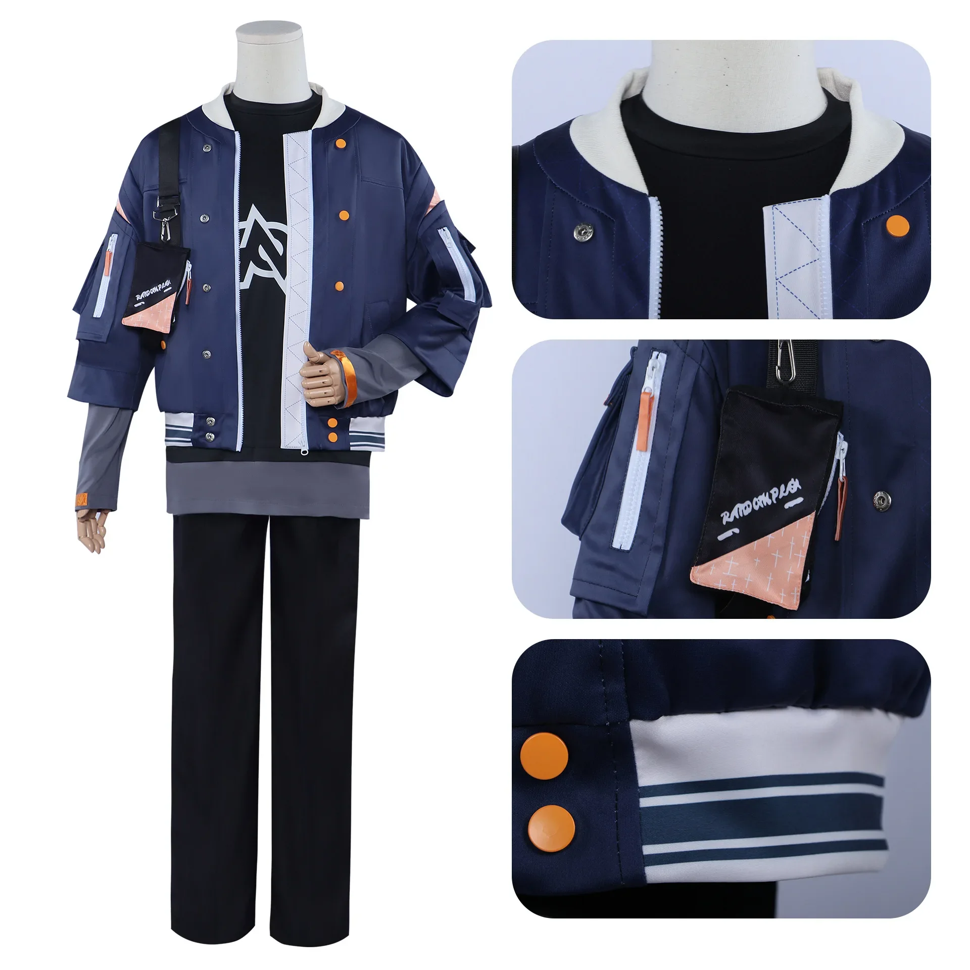 [Wetrose]Belle Wise cosplay costumes Zenless Zone Zero ZZZ الحسناء الحكيمة تأثيري زي للرجال والنساء ، Zazz Zone zerone Zero ، مجموعة كاملة شعر مستعار ، هالوين وعيد الميلاد ، لاعب Akira bels ، عيد الميلاد