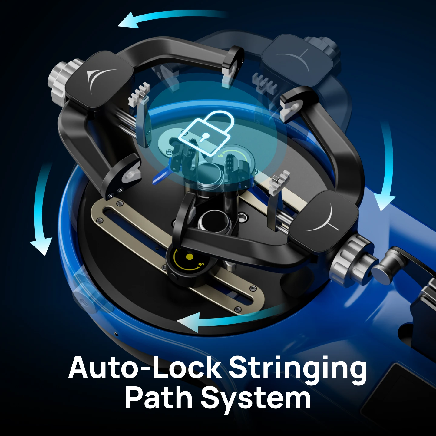 SIBOASI S7 New Stringing Machine Badminton Specific Electric Auto-Lock Vertical Racquet Stringing Machine with Brake Function