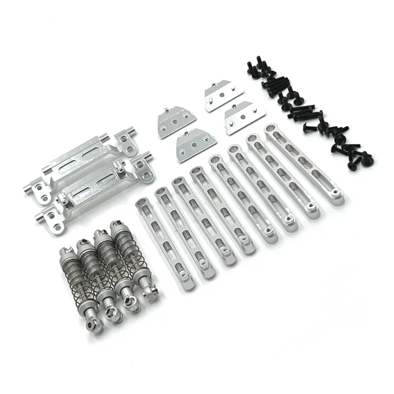 Metal upgrade, rod, shock absorber, rod seat, shock mount, suit, for Mangniu model 1/12 MN78 RC Car parts