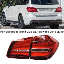 For Mercedes-Benz GLS CLASS X166 2016 2017 2018 2019 Car LED Rear Outer Inner Tail Light Brake Light Taillights Stop Brake Lamp