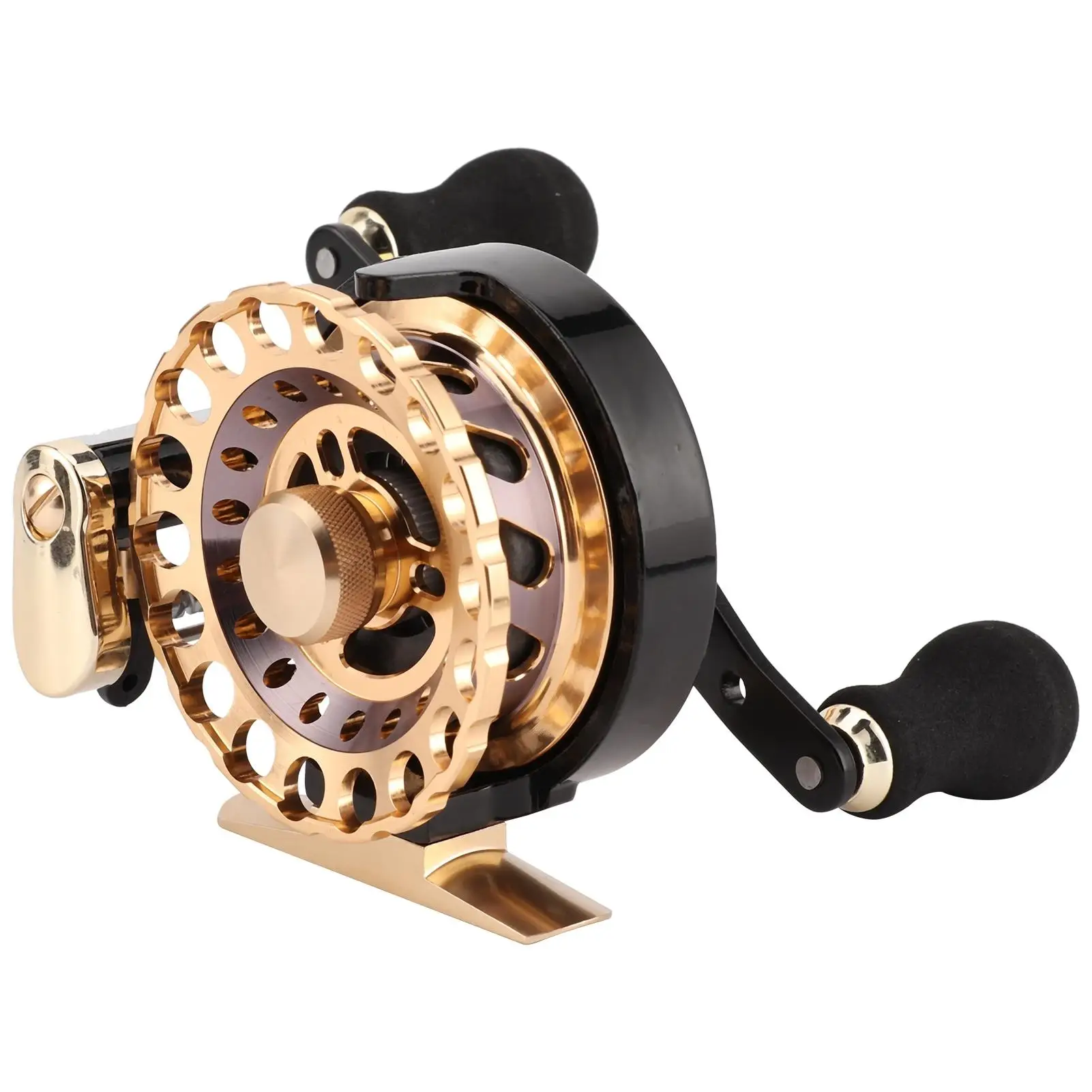 All Metal Left-Hand Fishing Reel 10+1 Bearings 2.6:1 Gear Ratio for Sea &  Fishing Rafts