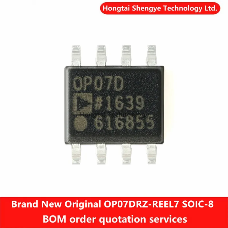 New and Original OP07DRZ-REEL7 SOIC-8 Low Dropout Voltage Operational Amplifier Chip