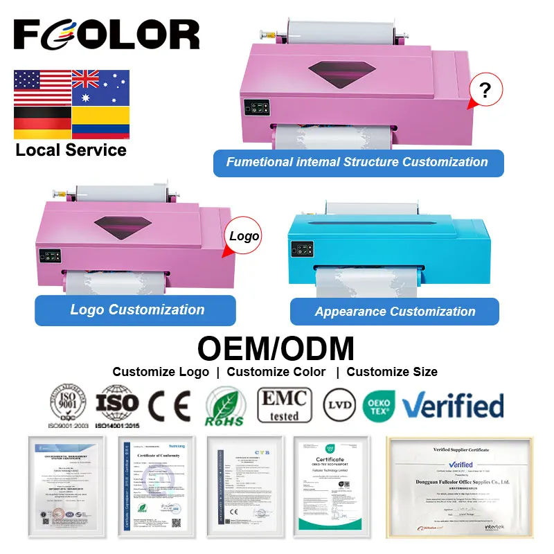 

Factory Price A3 XP600 DTF Printer with DTF Oven for Pet Clothing Print Shop Small Business 33cm T-Shirt Printing Machine