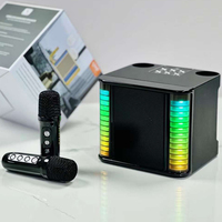 Colorful LED 100W High Power Wireless Portable Microphone Bluetooth Speaker Sound Family Party Karaoke Subwoofer Boombox Ys-235