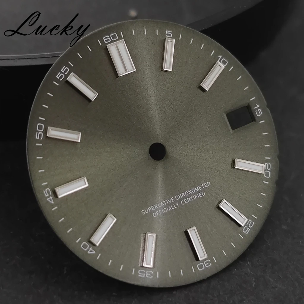 Army Green 28.5mm New Sunray D - Luminous Dial Face 评论和价格