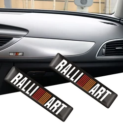 5/10pcs 3D Epoxy Car Emblems Decor Stickers Auto Accessories For Mitsubishi Ralliart Lancer EX Outlander ASX Competition Pajero