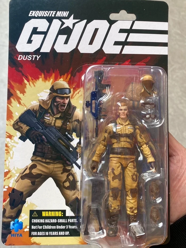 

Hiya Gi Joe Dusty Action Figure 1 18 Scale 4 1 Inch Articulated Special Forces Collectible With Accessories For Adult Collectors