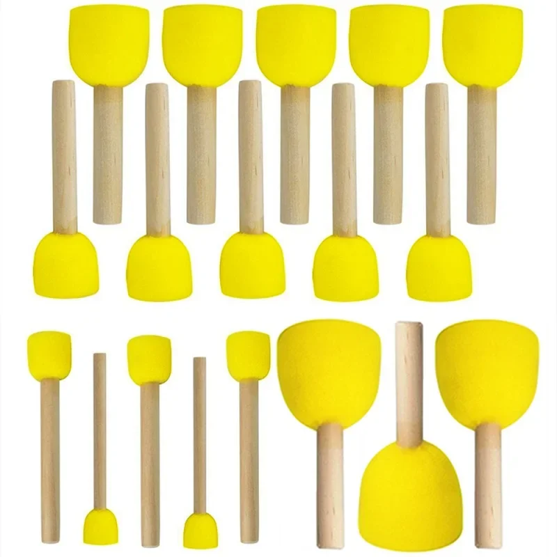 20 piezas esponja para pintar esponjas para pintar manualidades esponja para colorear esponja pintura acuarela HHHM03