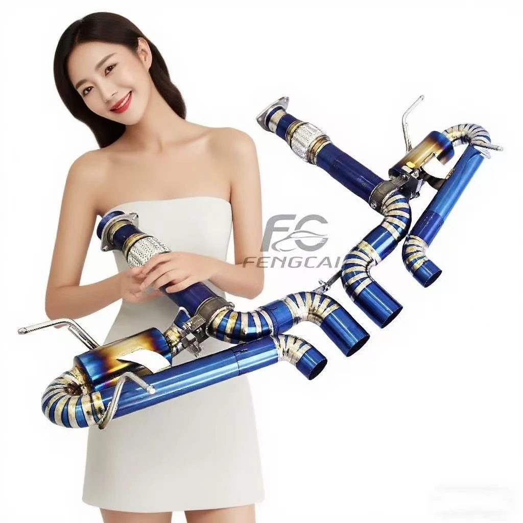 

Прямая оптовая продажа с фабрики, титановый глушитель для Chevrolet Corvette C8 Z06 2019-2023, клапан выхлопной системы CatBack, модернизация звука