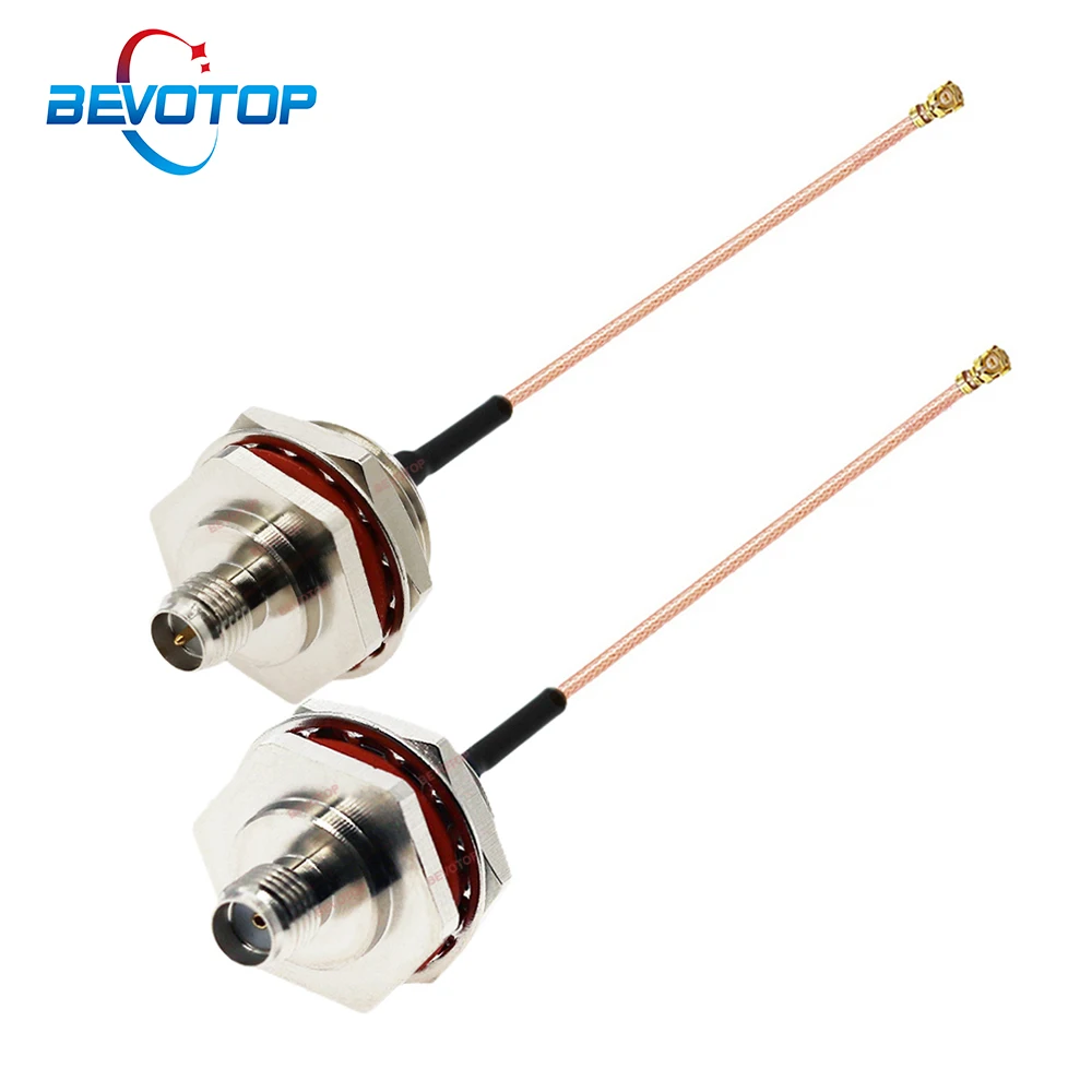 1PCS M16 SMA to IPX RG178 Cable 1st Generation RF1 Female to M16 RP-SMA/ SMA Female Waterproof Bulkhead Antenna Extension Jumper