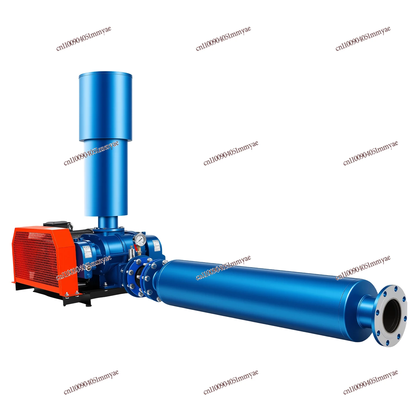 Aerator three-blade high pressure vacuum suction negative pressure roots fan sewage treatment blower