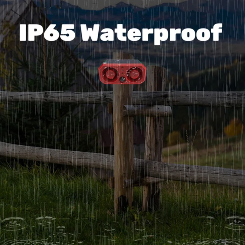 -A25M Alarm Deteksi Gerakan Perekaman Pengusir Hewan 2 Speaker Perekaman Deteksi Gerakan Sensor Alarm Induksi Flash