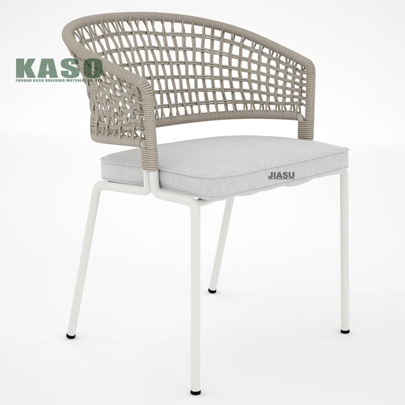 

Table And Chair Set Aluminum Metal Modern Luxury Dining Stackable Wicker Wood Garden Coffee Shop Restaurant Outdoor Chair