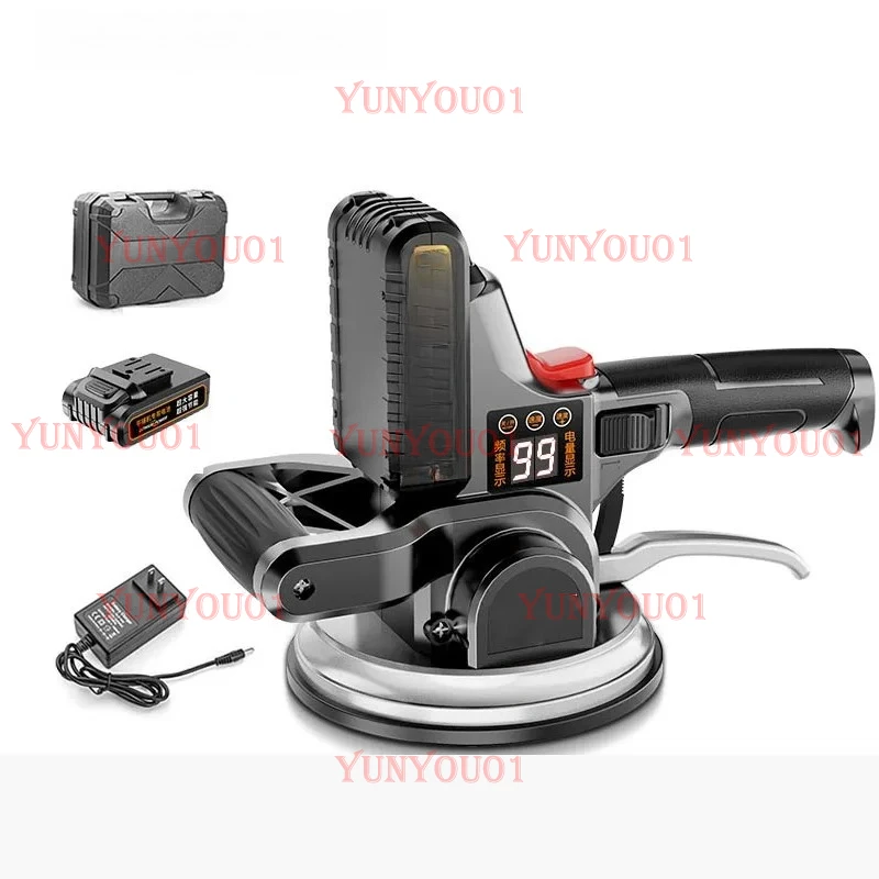 Digital Display Tiling Tiles Machine Tiles Vibrator Aluminum/ Rubber Bottom Tiles Suction Cup Floor Leveling Tool