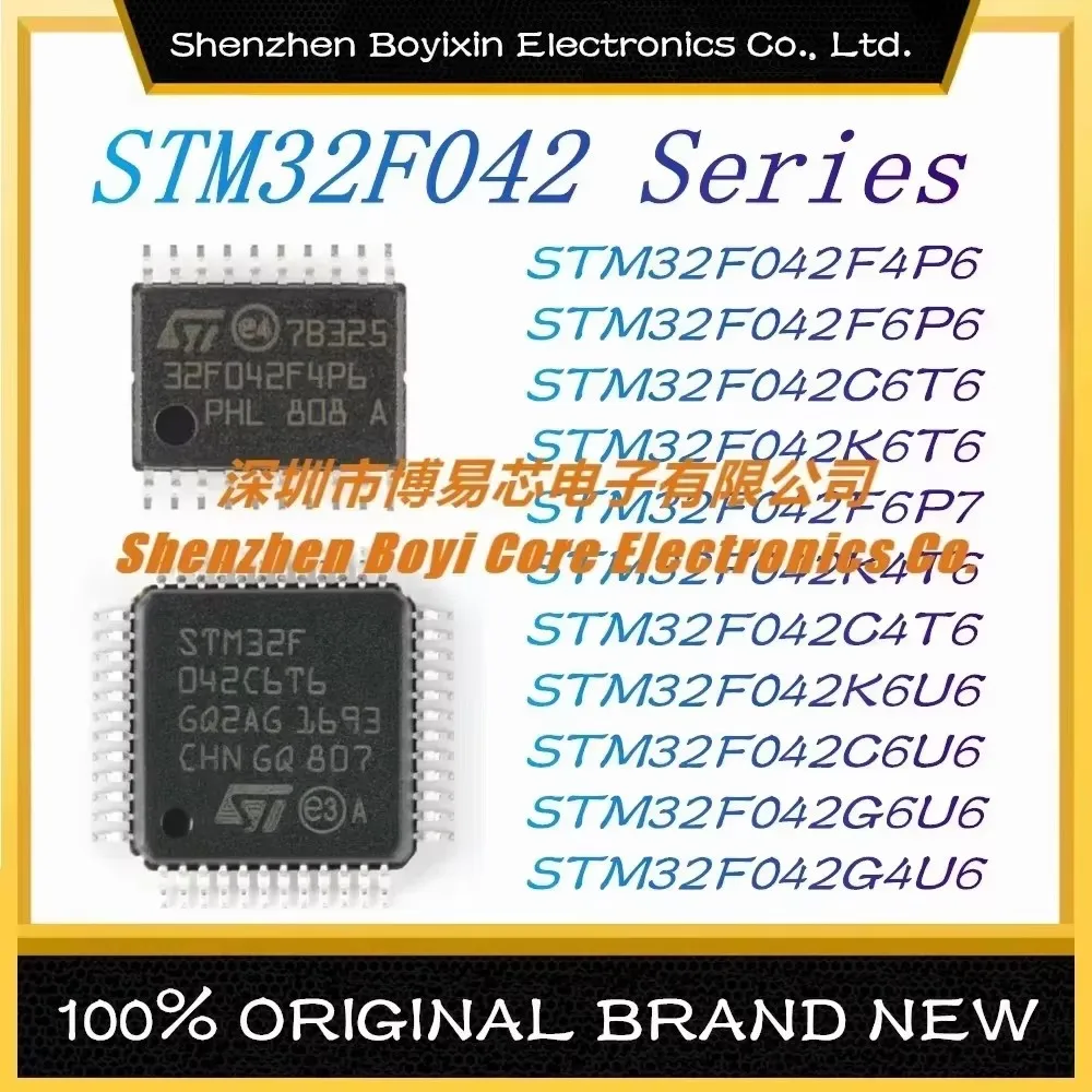 

STM32F042F4P6 STM32F042F6P6 STM32F042C6T6 STM32F042K6T6 042F6P7 042K4T6 042C4T6 042K6U6 042C6U6 042G6U6 042G4U6 Evaluation board