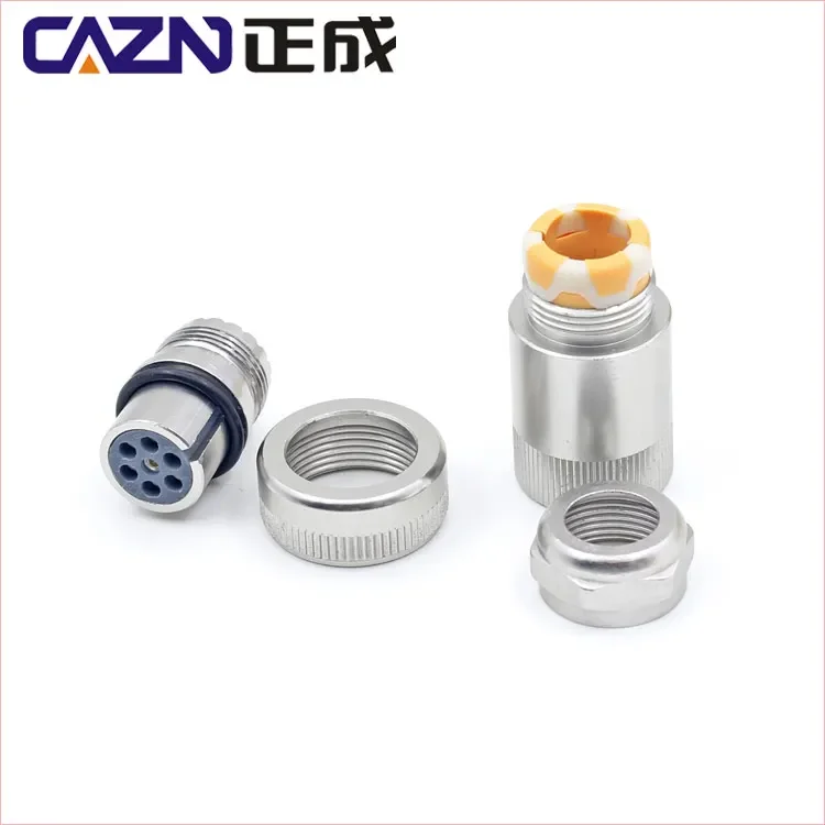 IP67 Proportional Valve Connector 6+PE Plug in Metal Female Cable Connector EN175201 804 R900223890