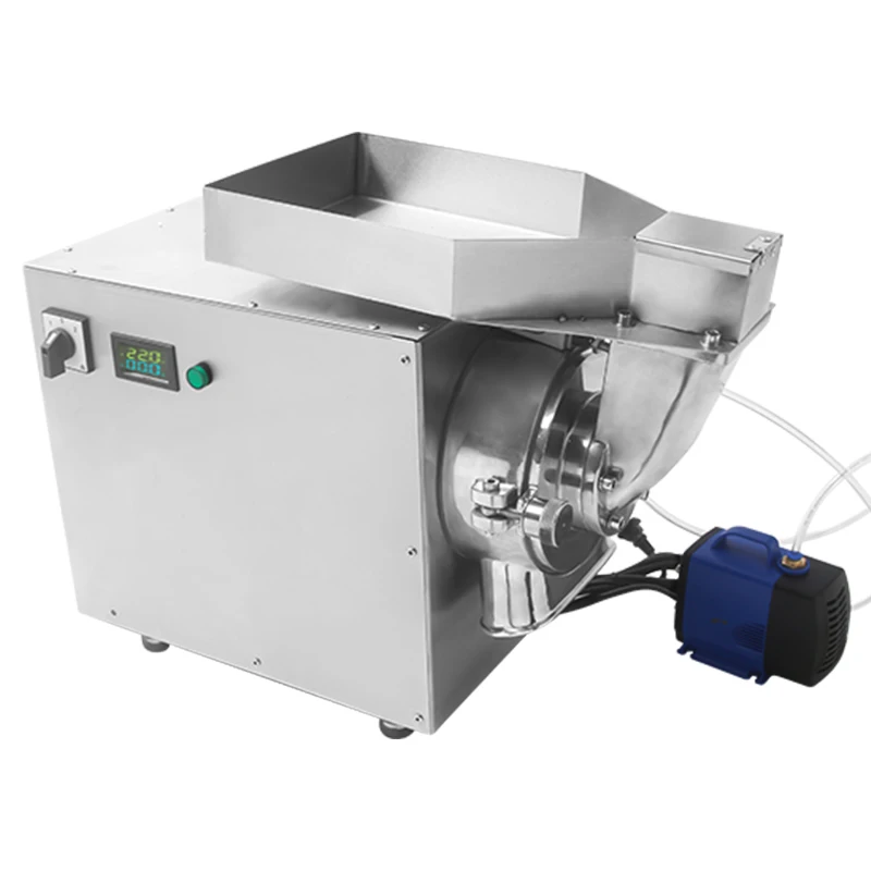 Water-cooled flowing water pulverizer, commercial ultra-fine grinding machine, Sanqi Dendrobium dry grinding