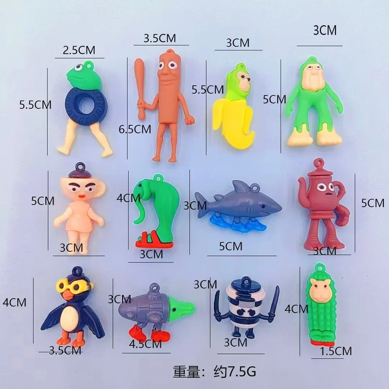 *** حار الكرتون الاتجاه الإيطالي دمية قلادة صندوق أعمى متعة تونغ تونغ صحور Tralalero Tralala Bombardiro تمساح مفاجأة هدية #5